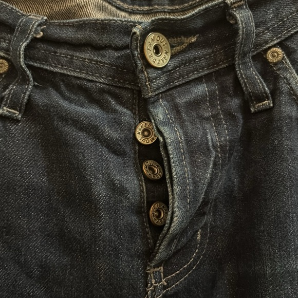 Naked & Famous Selvedge Jeans Mens 32 Weird Guy Cotton Dark Wash Indigo - Picture 3 of 7